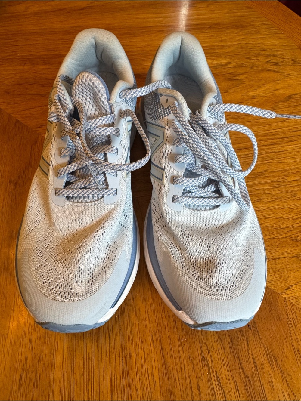New Balance Light Blue and White Women's Sneakers
